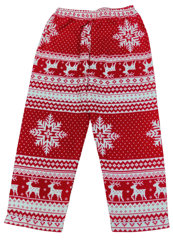 Winter Wonderland Print Cotton Flannel Long Sleeve Kid's Night Suit