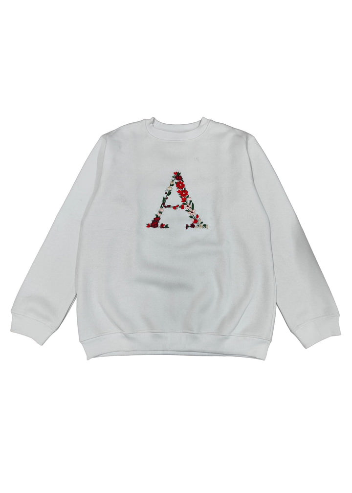 Letter A Long Sleeve Women's Sweatshirt