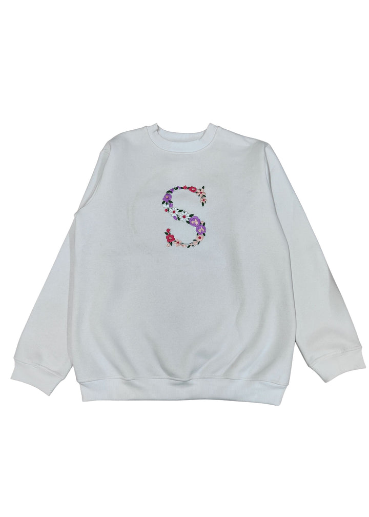 Letter S Long Sleeve Women's Sweatshirt