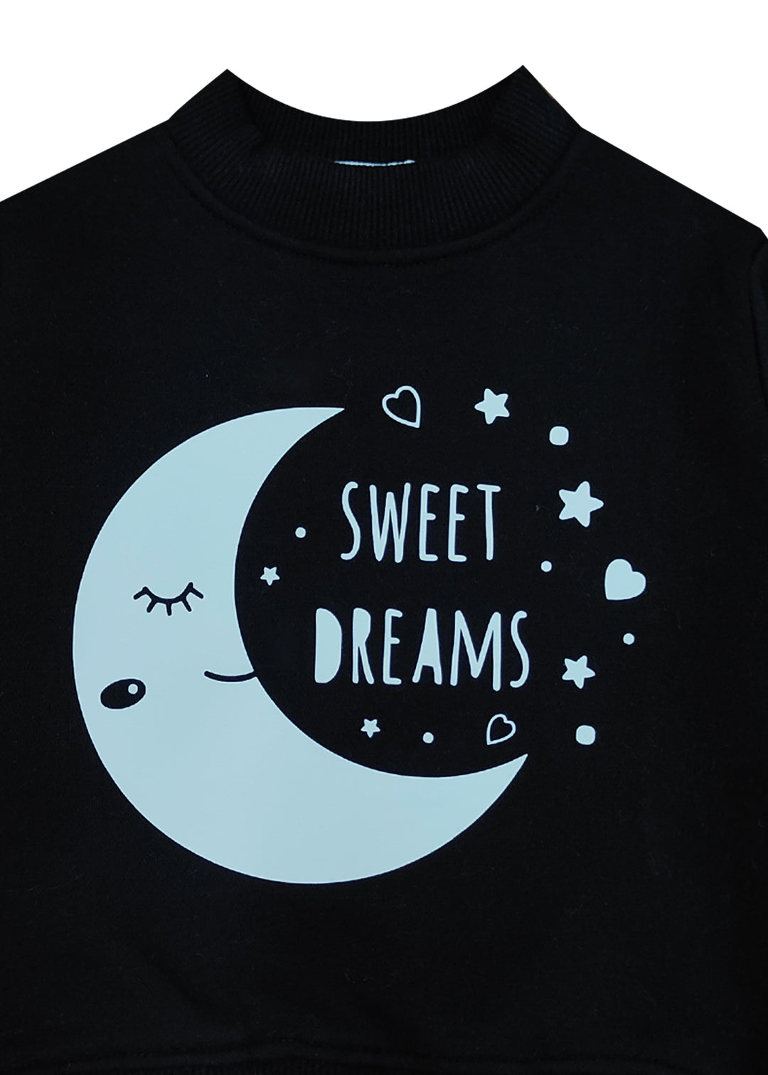 Glow In The Dark Sweet Dreams Warm Fleece Kids Sweatshirt