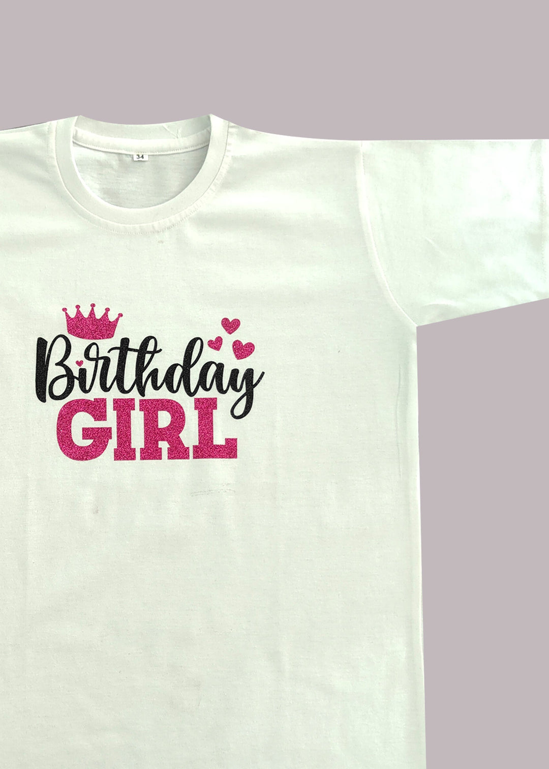 Birthday Girl Glitter Women's T-Shirt