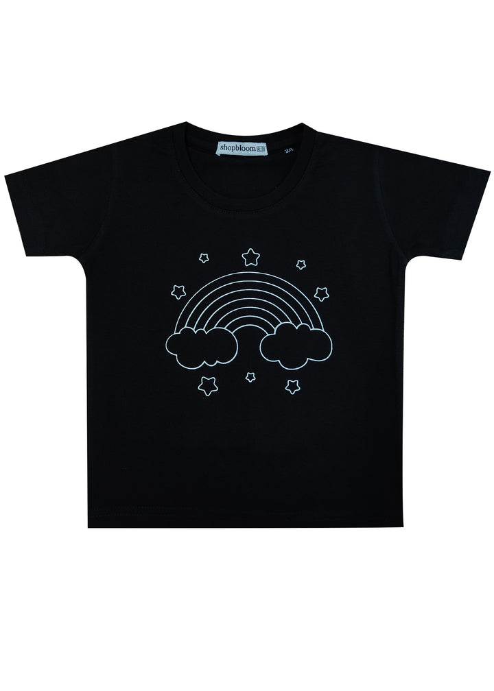 Glow in the Dark Rainbow Kid's T-Shirt