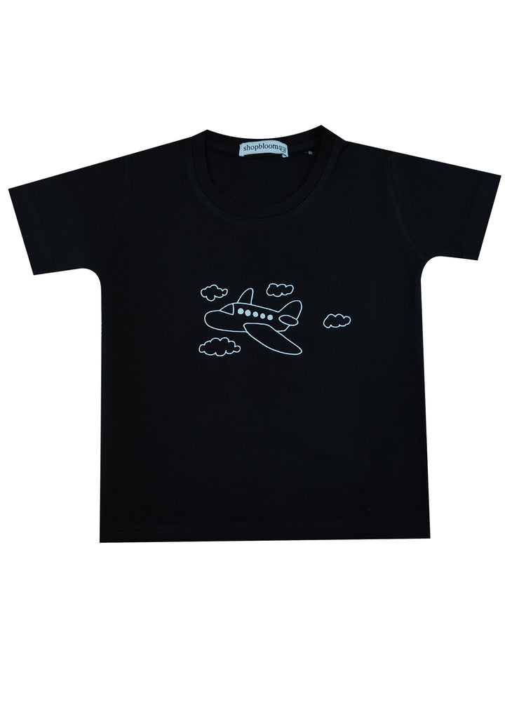 Glow in the Dark Aeroplane Kid's T-Shirt