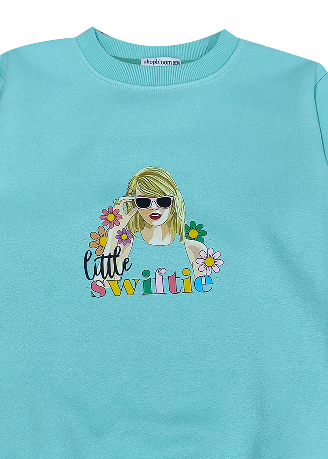 Swiftie Print Long Sleeve Kids Sweatshirt