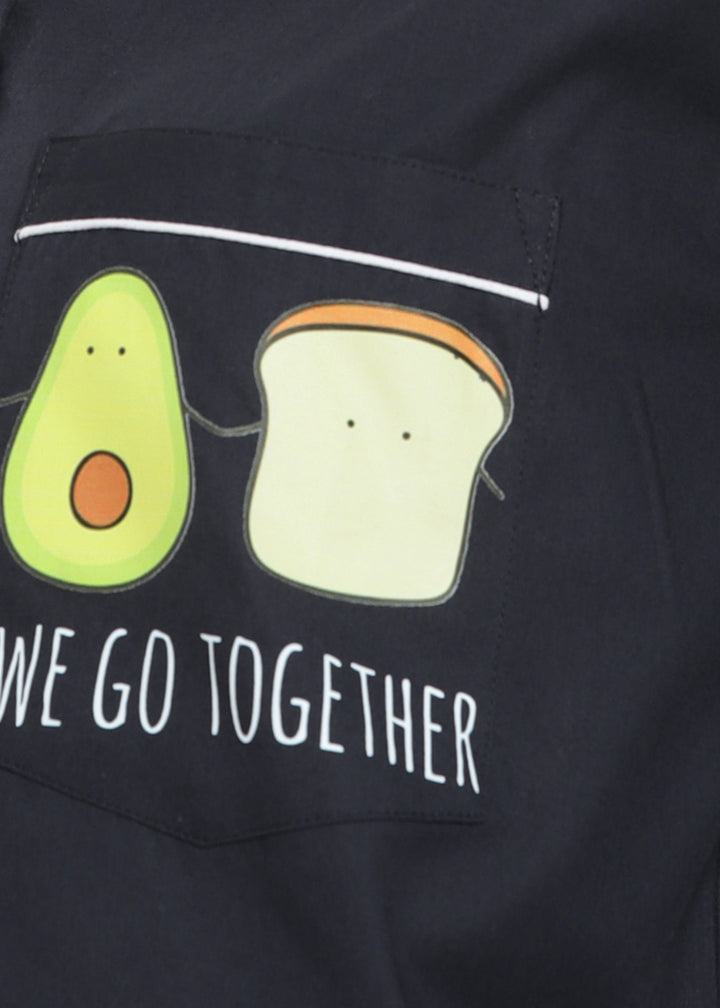 We Go Together Long Sleeve Women's Night Suit