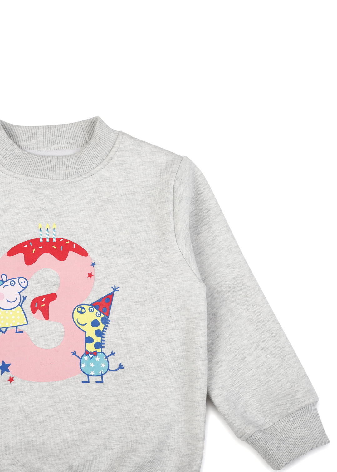 Peppa No.3 Warm Fleece Kids Sweatshirt