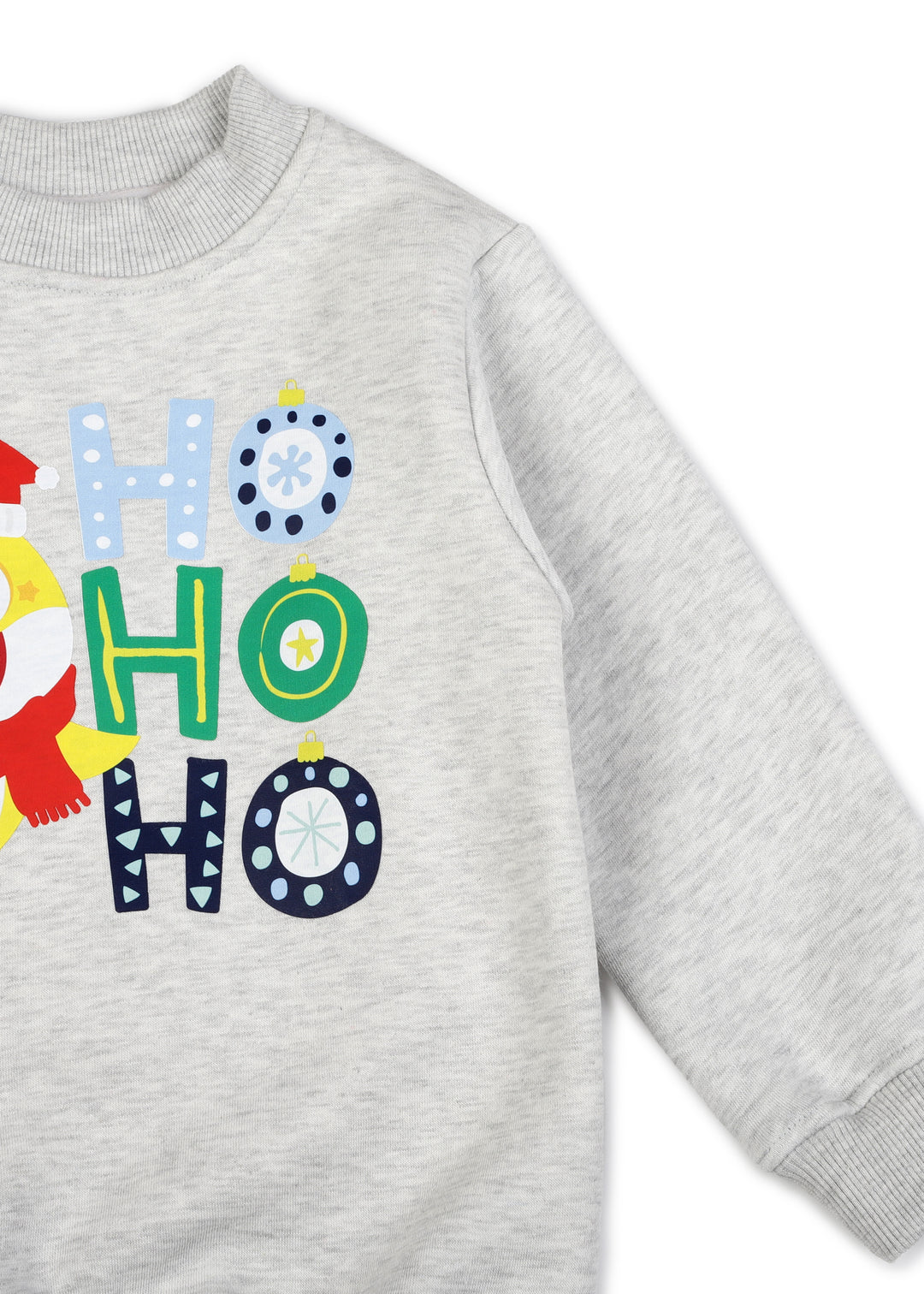 Baby Shark Ho Ho Ho Warm Fleece Kids Sweatshirt