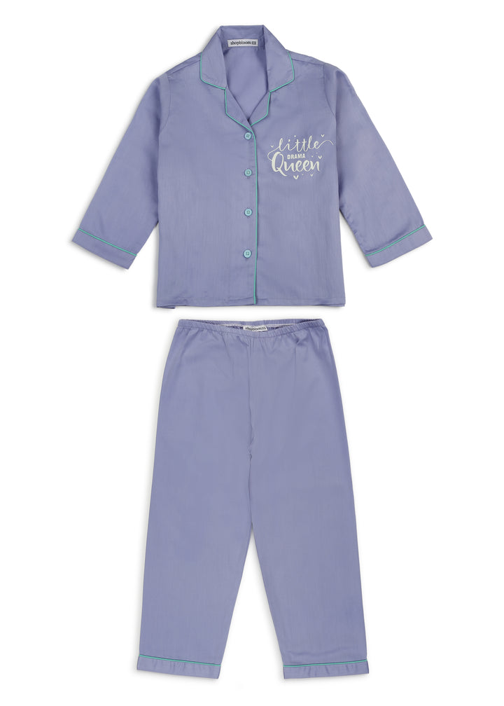 GID Little Drama Queen Long Sleeve Kids Night Suit