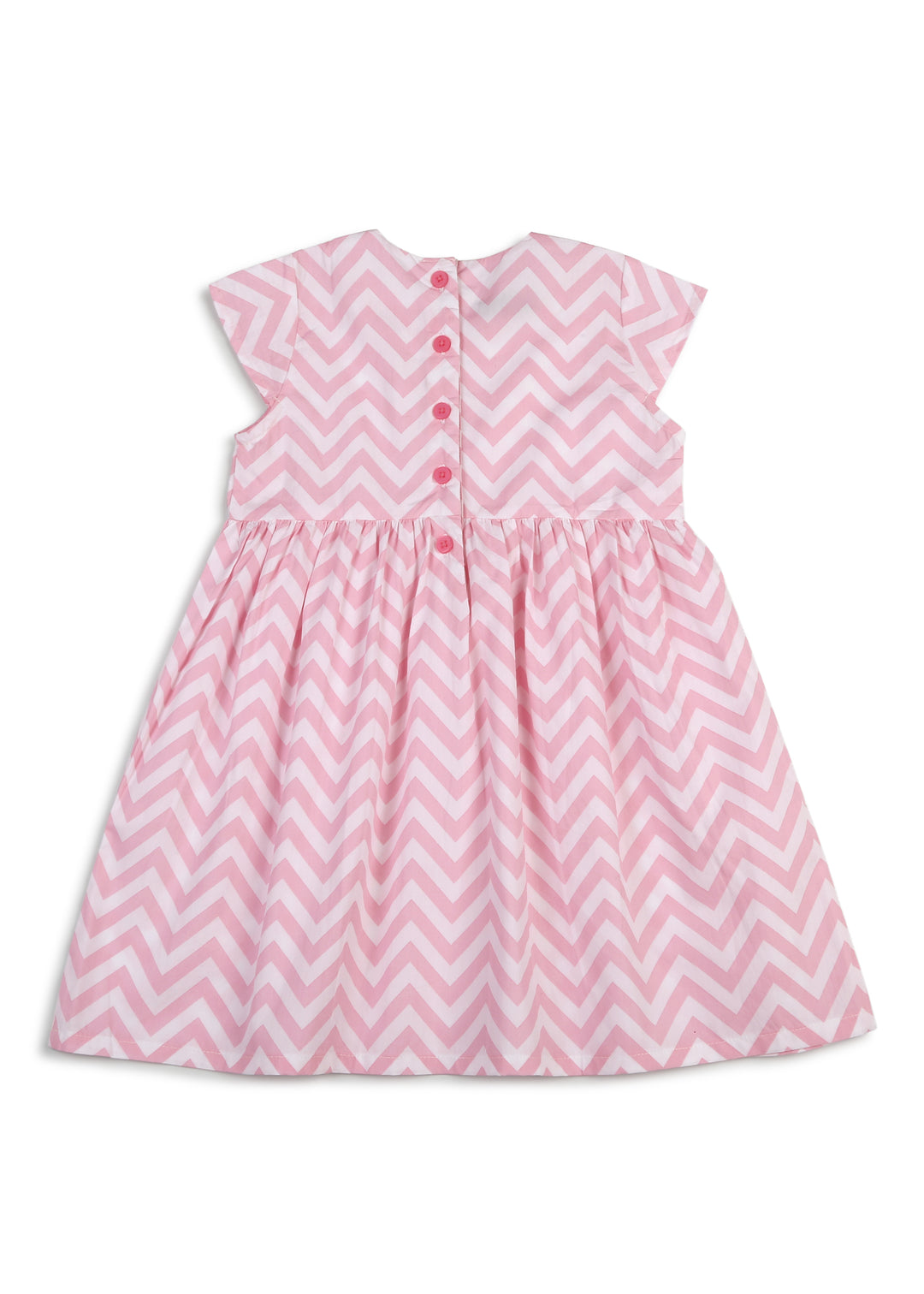 Diagonal Striped Girl's Dress