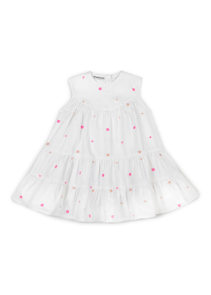 Embellished Tiered Girl's Dress