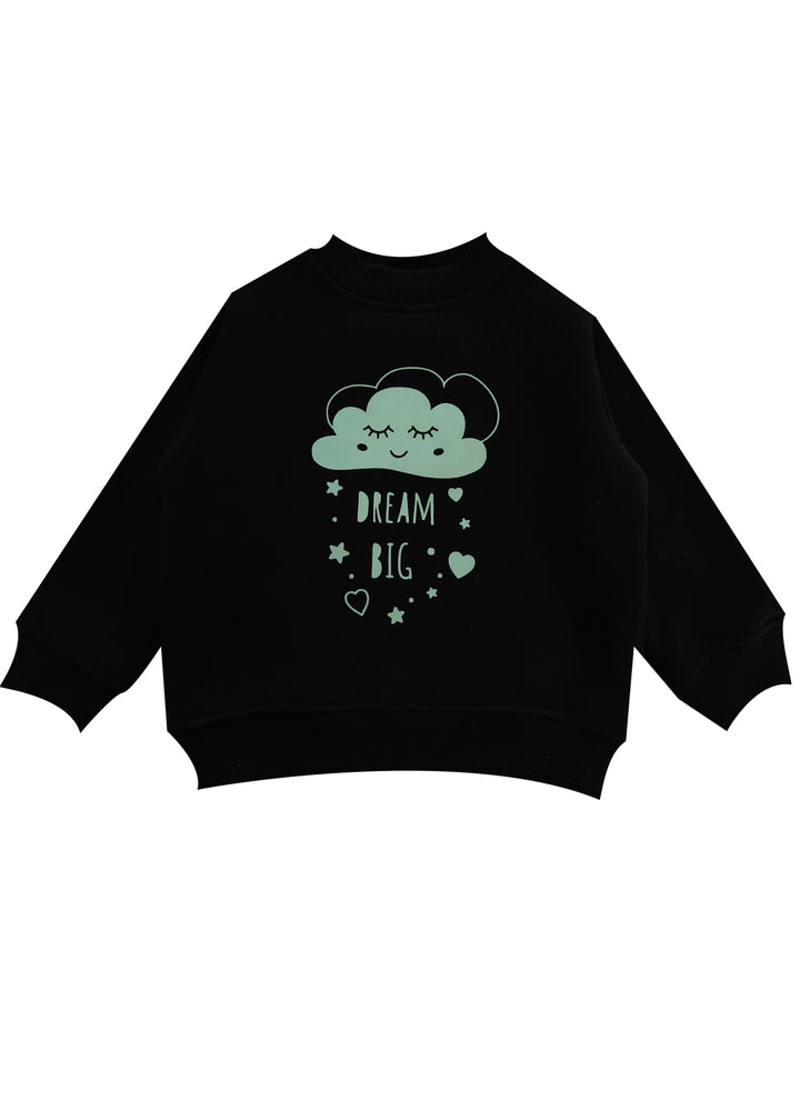 Glow In The Dream Dark Dream Big Warm Fleece Kids Sweatshirt