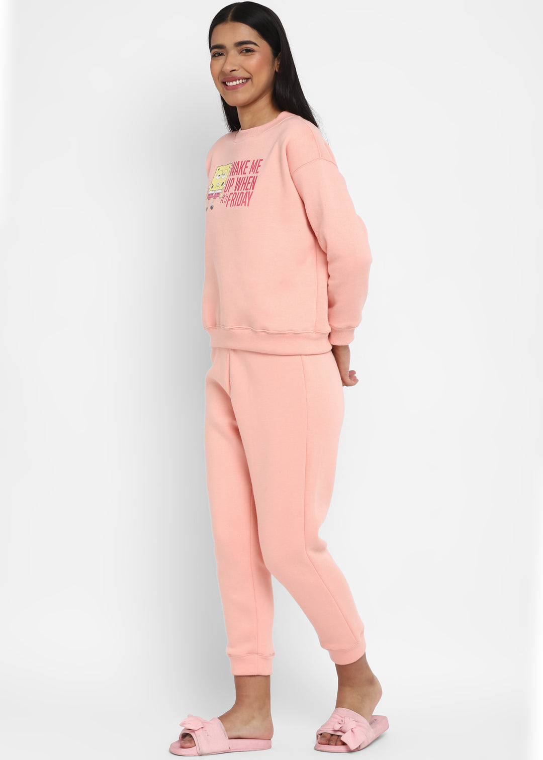 Wake Me Up When It's Friday Long Sleeve Women's Co-ord Set - Shopbloom