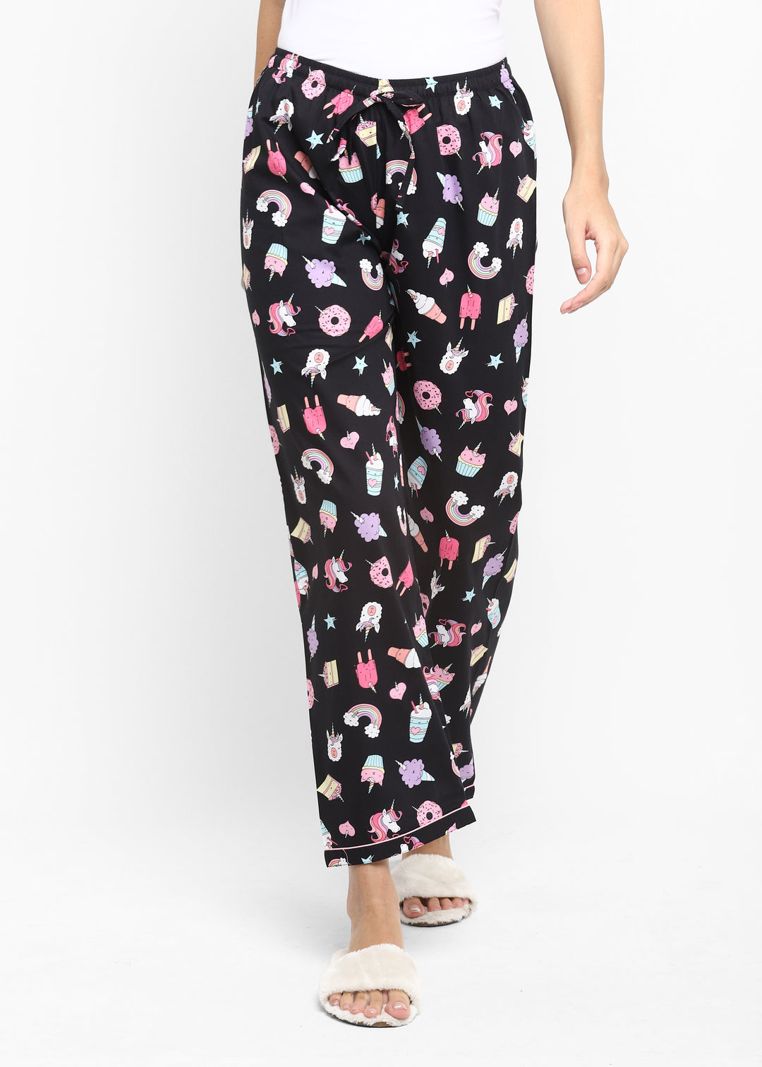 Black Unicorn Women's Pyjama Bottoms - Shopbloom