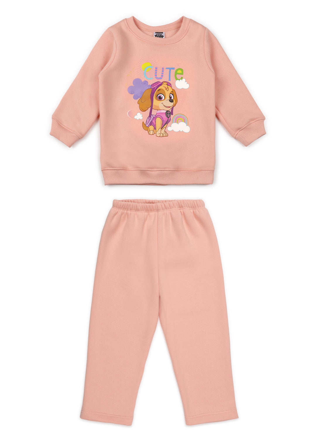 Paw Patrol Cute Skype Print Cotton Fleece Kids Sweatshirt Set - Shopbloom