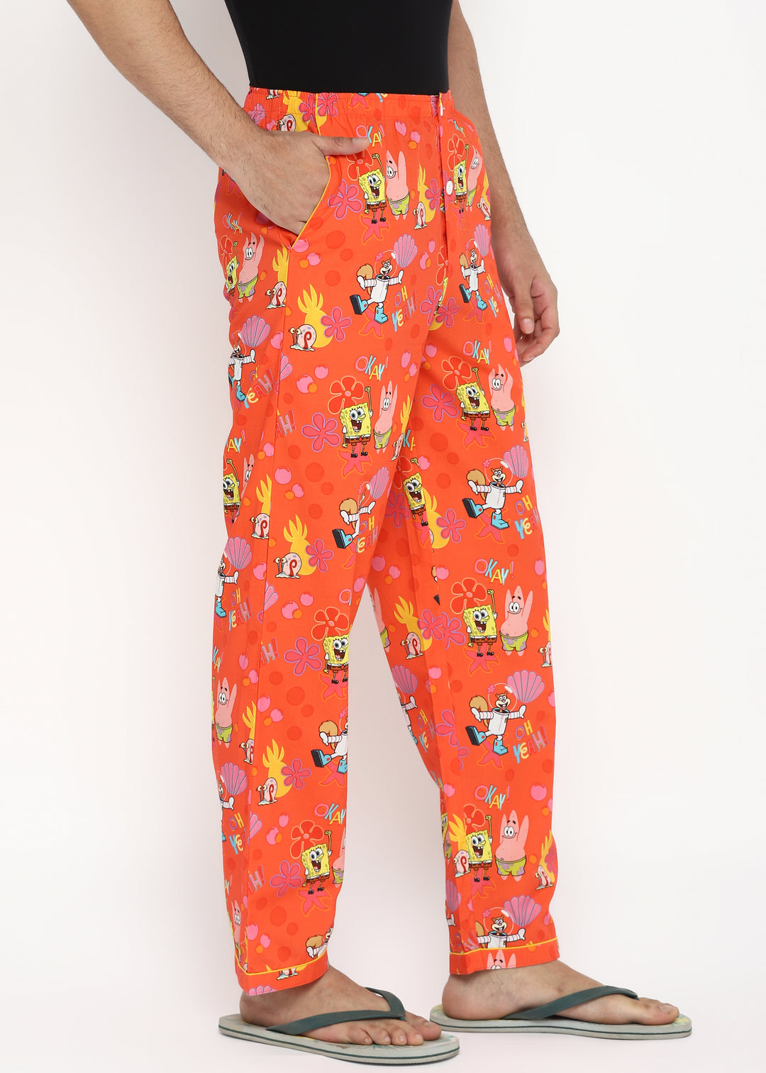 Spongebob Fun Print Men's Pyjama - Shopbloom