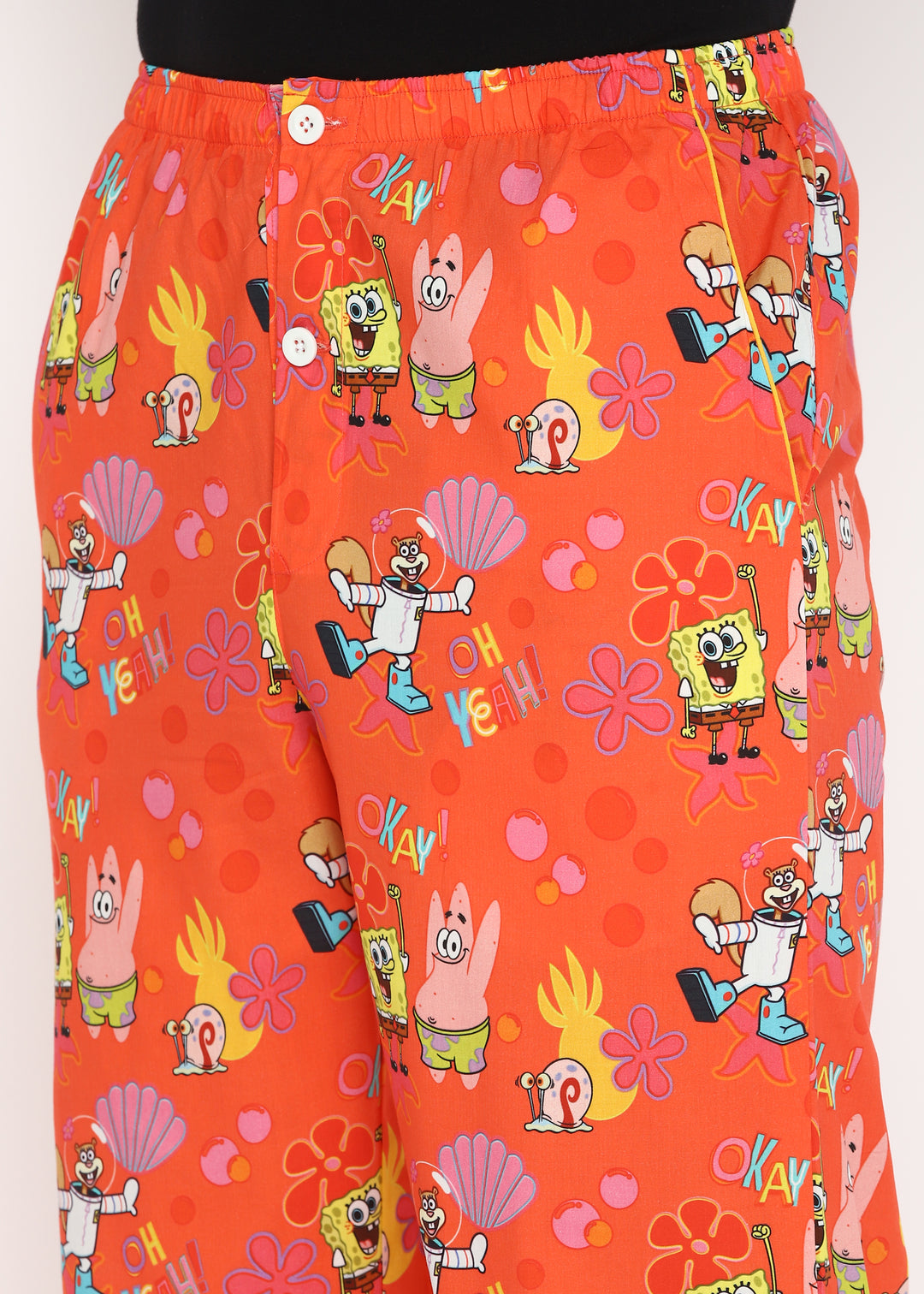 Spongebob Fun Print Men's Pyjama - Shopbloom