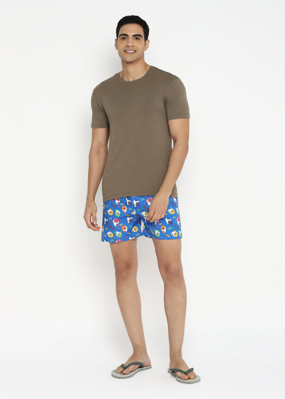 Baby Shark Blue Print Men's Boxers - Shopbloom