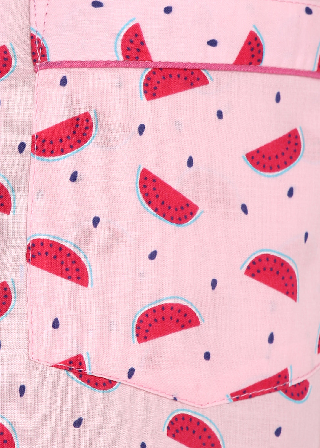 Pink Watermelon Print Shirt and Shorts Women's Set - Shopbloom