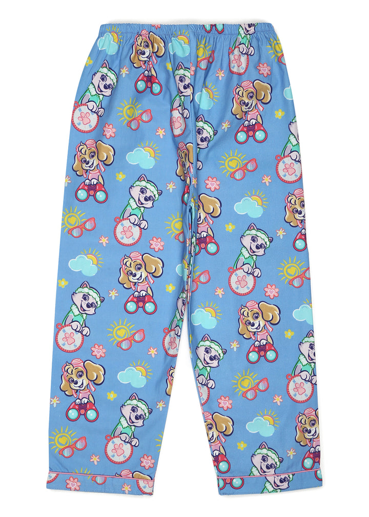 Paw Patrol Skype Print Long Sleeve Kids Night Suit - Shopbloom