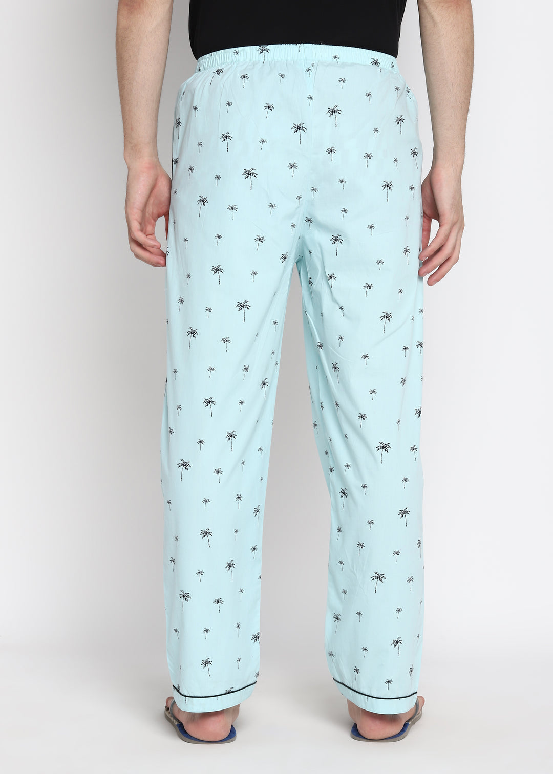 Palm Tree Print Pyjama Bottoms - Shopbloom