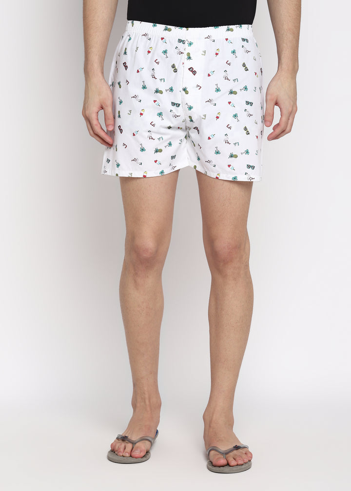 Summer Holiday Print Men's Boxer - Shopbloom