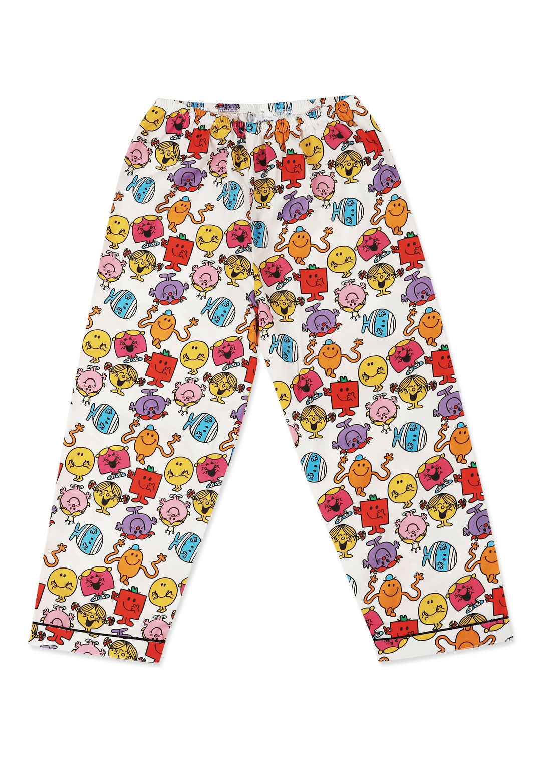 Mr. Men Little Miss Print Long Sleeve Kids Night Suit - Shopbloom