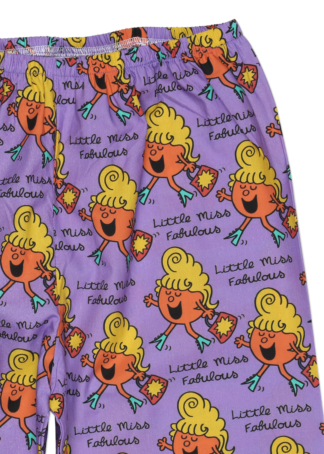 Little Miss Fabulous Print Long Sleeve Kids Night Suit - Shopbloom